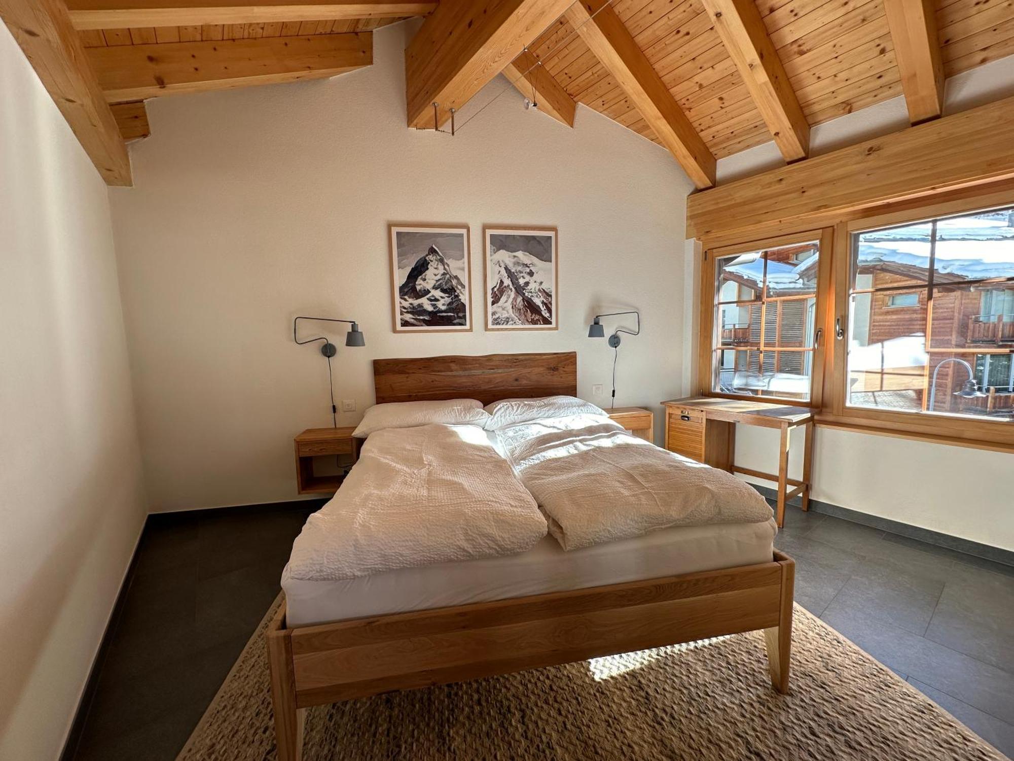 Modern Self-Catering Apartment With Matterhorn Views Zermatt Exterior foto